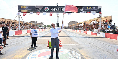 Otodrag yarışlarının startını Başkan Kocagöz verdi