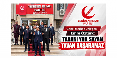 Öztürk: Tabanı Yok Sayan Tavan Başaramaz