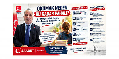 SAADET PARTİSİ ÜSKÜDAR’DAN EĞİTİM MALİYETLERİNE TEPKİ