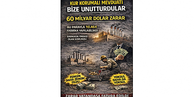 Sadettin Baskın: Kur Korumalı Mevduatın Faturası Millete Kesildi