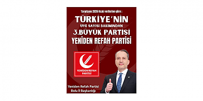 Sadettin Baskın: “Yeniden Refah Partisi 2026’da Türkiye’nin Üçüncü Büyük Partisi Oldu”