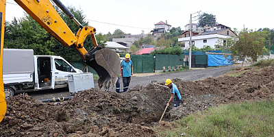 Sapanca Göl Mahallesi’nde altyapı çalışmaları aralıksız devam ediyor
