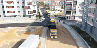 Söğütlüevler’e 1000 ton sıcak asfalt