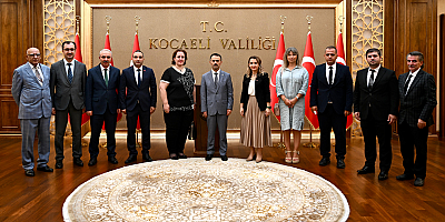 Sosyal Yardımlaşma ve Dayanışma Vakfı İl ve İlçe Müdürlerinden Vali Aktaş’a Ziyaret