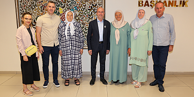 SREBRENİTSA ŞEHİT ANNELERİ BAŞKAN PEKYATIRMACI’YI