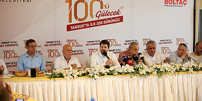 TARSUS BELEDİYESİ 100 GÜN DEĞERLENDİRME TOPLANTISI YAPILDI