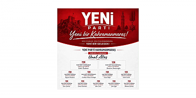 Ünal Ateş: Kahramanmaraş’ta Yeni Parti İçin Üyelik Sürecini Başlattık