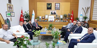 Vali Kaldırım’dan Başkan Yüce’ye veda ziyareti “Uyum içerisinde çalıştık”