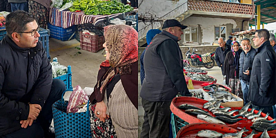 VEKİL HALICI ATABEY PAZAR ESNAFINI ZİYARET ETTİ!