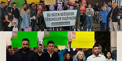 VEKİL YONTAR PROTESTOYA KATILDI NKÜ ÖĞRENCİLERİNİ YALNIZ BIRAKMADI!