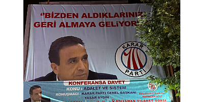 Yaşar Aydın: Karar Partisi, Doğu ve Güneydoğu’nun Umudu Olmaya Devam Ediyor