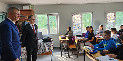YAZLIK TABOSAN İLKOKULU PREFABRİK OKUL BİNASI DA TAMAMLANDI