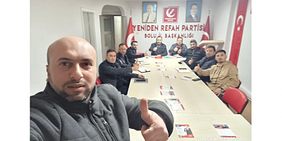 Yeniden Refah Partisi Bolu İl Başkanlığı Haftalık İl Yönetim Kurulu Toplantısı Gerçekleştirildi