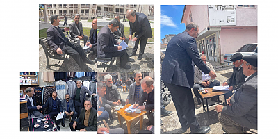 Yeniden Refah Partisi Erciş İlçe Başkanı Cahit Çiçek’ten Gazze İçin Sahada Yoğun Mesai