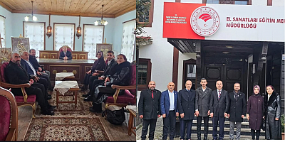 Yeniden Refah Partisi Kastamonu İl Başkanı Akif Güzel’den El Sanatları Eğitim Merkezi’ne Ziyaret