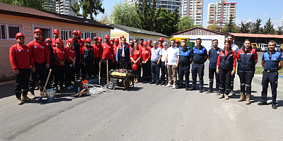 Yenişehir Belediyesi deprem tatbikatına katıldı
