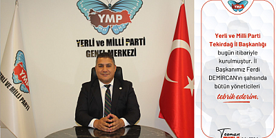 Yerli ve Milli Parti'nin kararlı genişleme ve örgütlenme hamlesi, Tekirdağ'da da devam ediyor.