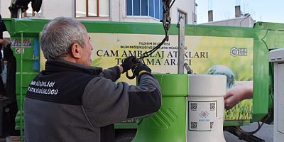 YILDIRIM’DA 4 BİN 710 TON ATIK CAM TOPLANDI