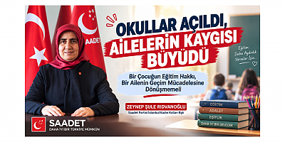 Zeynep Şule Rıdvanoğlu: Okullar Açıldı, Ailelerin Kaygısı Büyüdü