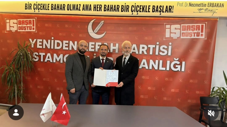 Yeniden Refah Partisi Kastamonu’da Görev Değişimi: Merkez İlçe Başkanlığına Özcan Gürçay Atandı